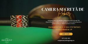 Full House Poker: Experiența Unică a Camerei de Poker Secretă cu Poker Set Autentic în Inima Bucureștiului